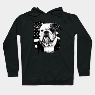 Bulldog 4th of July Hoodie